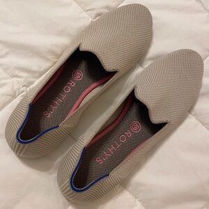 Rothy’s The Loafer in Ecru, Size 9, EUC